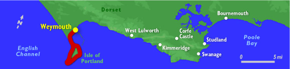 MAP The Isle of Portland